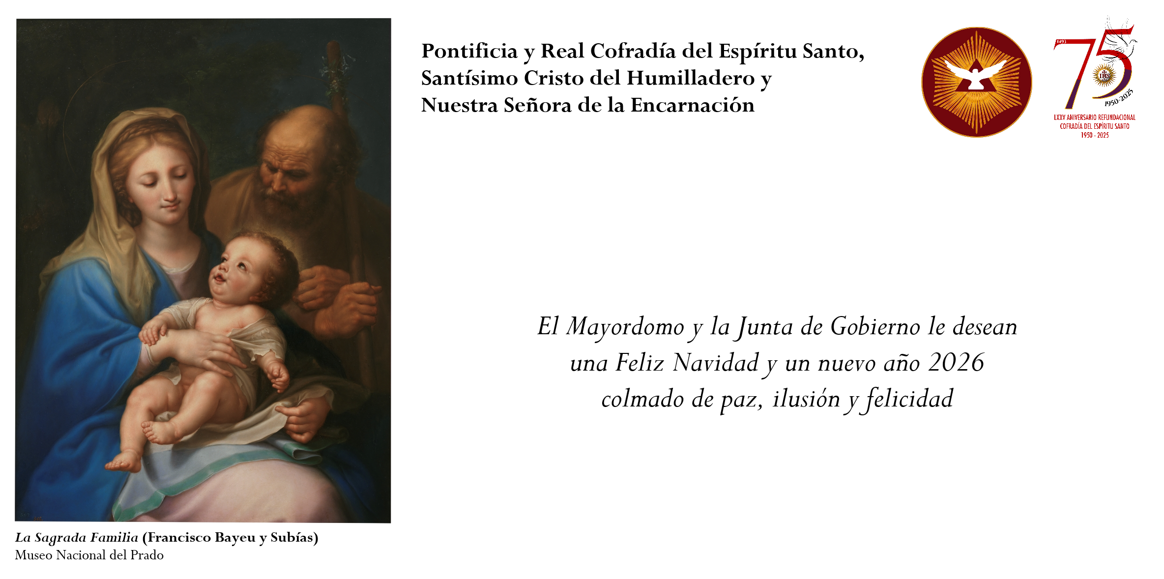 Felices Navidad y año nuevo 2026