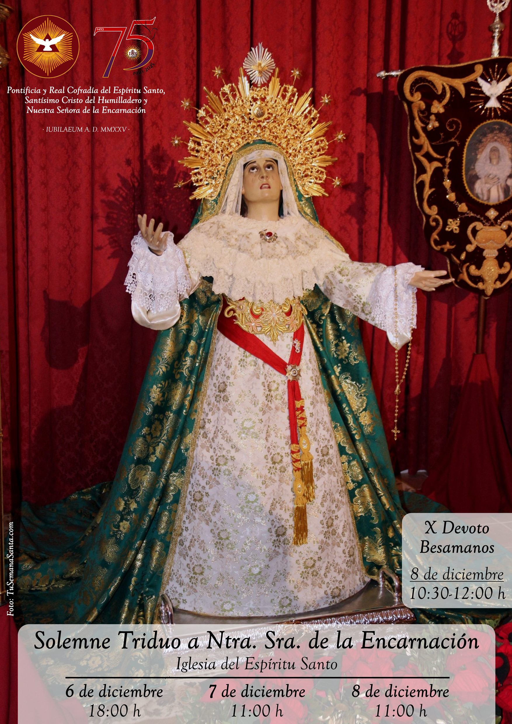 Solemne Triduo a Nuestra Señora de la Encarnación de 2025